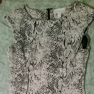 Snakeskin print dress